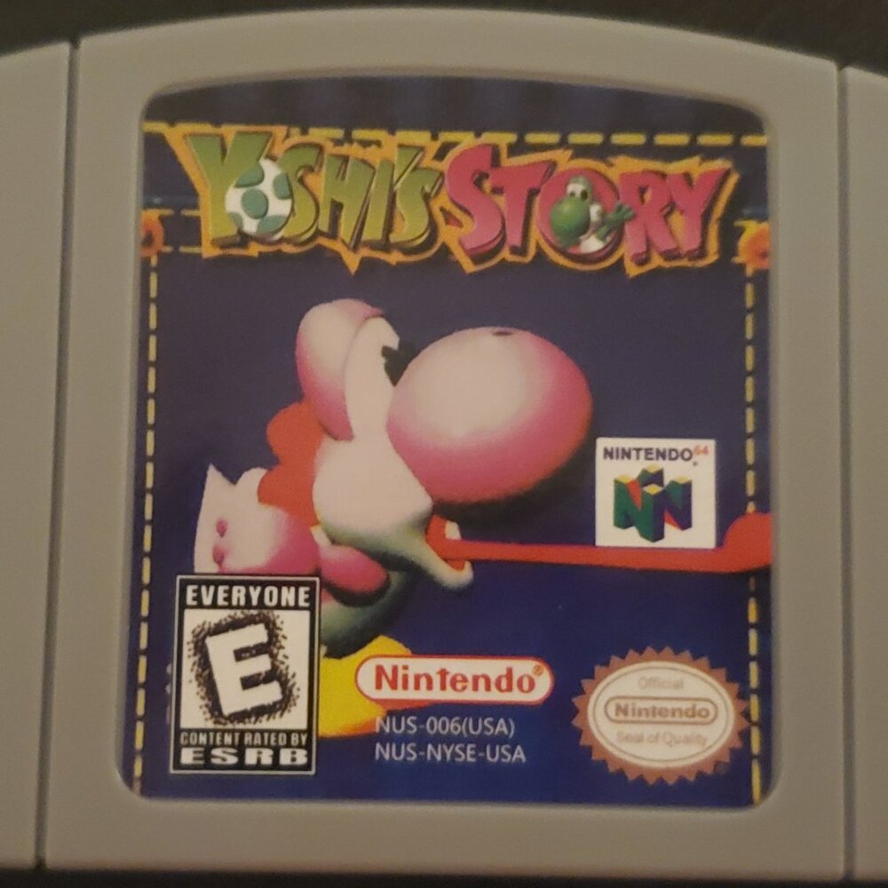 Yoshi's Story Video Game Nintendo 64 N64 1998